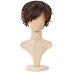 Wigs for Men Death Note Male Short Hair Wig Costume Cosplay Wigs (Light Brown)