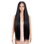 36" Lace Front Wigs Super Long  Straight Wig With Baby Hair 130% Density Synthetic Wig (36 Inches, )