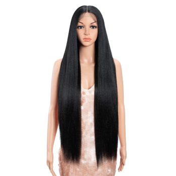 36" Lace Front Wigs Super Long  Straight Wig With Baby Hair 130% Density Synthetic Wig (36 Inches, )
