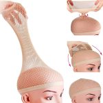 Wig Caps for Women, Hair Net for Wig, Mesh Wig Cap for Long Hair, Natural Nude, 2 Pieces