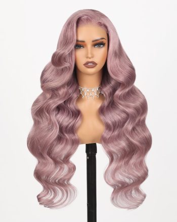 5x6 Ready to Go Glueless Wigs Human Hair Rose Gold Lace Front Wigs Human Hair 210% Density 613 Blonde Loose Body Wave Wig Pre Cut Lace Pre Plucked Bleached Knots (22inch, 5X6 Loose Body Wave)