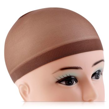 Wig Cap for Lace Front Wig, Pack of 6 Brown