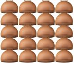 Wig Caps, 20 Pack Stretchy Nylon Skin Tone Wig Application Caps for Women and Men - Brown
